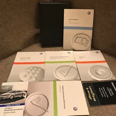 2013 Volkswagen VW GTI Owners Manual Set With Warranty Book & Case • $32.99