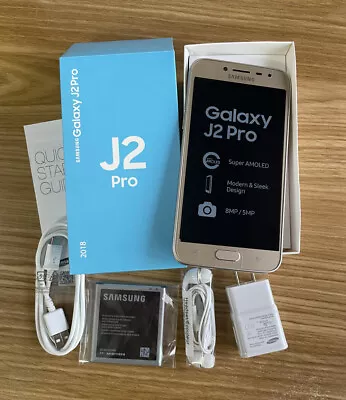 Samsung Galaxy J2 Pro (2018) J250F/DS Dual SIM 16GB LTE Unlocked -New Unopened • $72