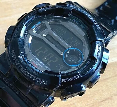 Casio GD-100 G-Shock Men 200m Black Digital Alarm Chrono Quartz Watch~New Batter • $44.09