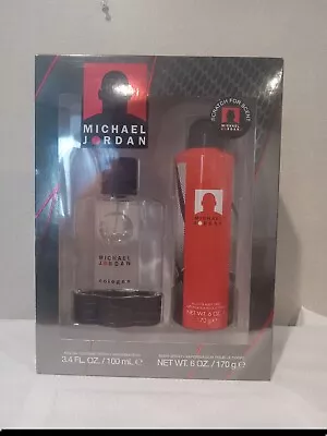 Michael Jordan  Cologne Spray  Cool Scent  3.4 Fl Oz + 6 Oz  Body Spray Gift Set • $44.90