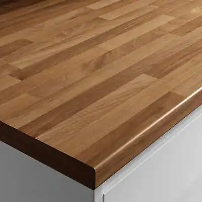 Traditional Oak Laminate Kitchen Worktop In Brown - 600mm X 38mm X 3m • £114.99