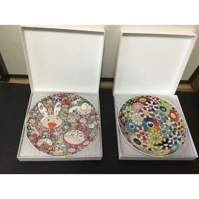 Takashi Murakami Memorial Plate Set Flower Ball Kaikai Kiki 2nd Anniversary • $754