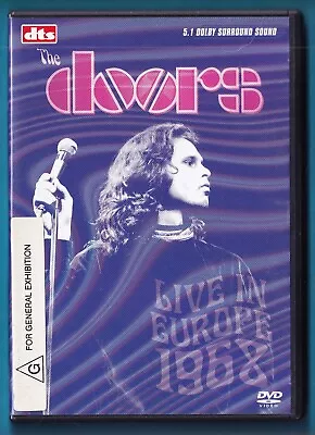 The Doors Dvd  - Live In Europe 1968 (plays All Regions) Exc • $8.79