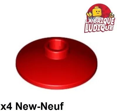 Lego 4x Dish Disc Radar Top Strut 2x2 Red/Red 4740 New • $3.28