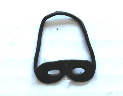 $22.99 • Buy Lone Ranger Custom Black Rubber Mask Fits Gabriel Marx Johnny Wes Cowboy Figure 