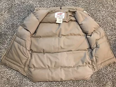 Vintage Schott Down Plume Puffer Vest Jacket Mens Medium • $49.99