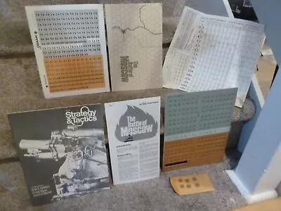 $79.99 • Buy SPI Strategy & Tactics #24 The Battle Of Moscow Uncut Counters Unpunched RARE