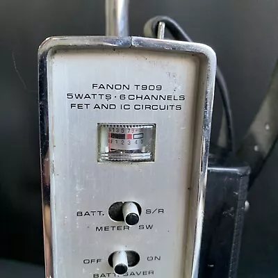 Vintage Fanon Model T-909 6-channels 5 Watts CB Radio Transceiver Walkie Talkie • $30