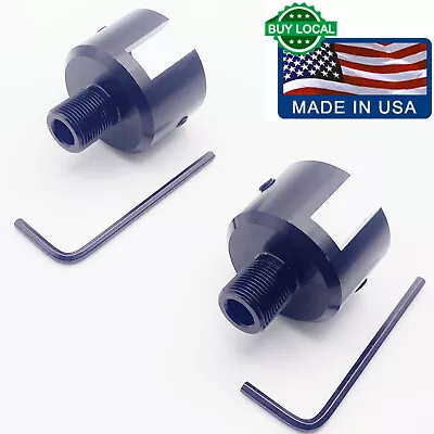 2 Pack Ruger .22 Mark 123 (Bull) 1/2x28 Thread Muzzle Brake Adapter Black  • $24.59