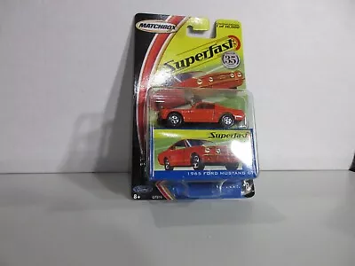 Matchbox Superfast 8 Mustang 2004 35th Anniversary Issue Red • $32.71