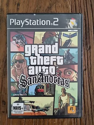 PS2 Grand Theft Auto San Andreas GTA Game 2004 PAL Complete With Manual And Map • $27.99