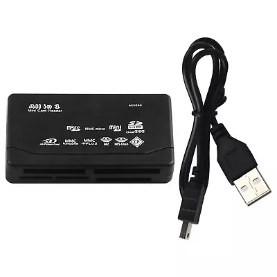 Card Adapter Card Reader Memory Accessory Up To 480 Mb USB 2.0 SD TF CF XD MMC • $15.88