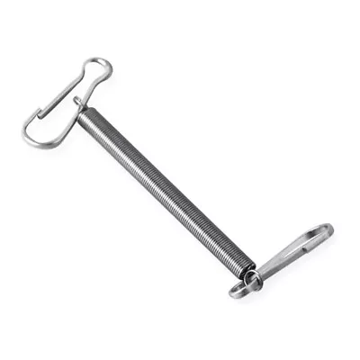 Stainless Steel Spring Metal Springs With 2 Clips For Small Wire Cages • £4.85