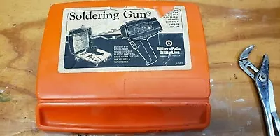 Vtg 1974 Millers Falls Instant Heat Soldering Kit 90092 Original Case & Manuals • $29.99