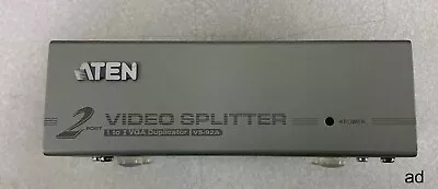 Aten 2 Port Video Splitter; VS-92A; 1 TO 2 VGA Duplicator (1 Video In / 2 Out) • $5