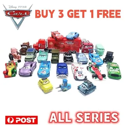 Disney Pixar Cars Lot Lightning McQueen 1:55 Diecast Model Car Collect Toys Boy • $24.98