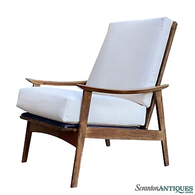 Mid-Century Modern Yugoslavia Sculpted Lounge Club Chair • $775