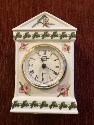 £12.99 • Buy Vintage Portmeirion Mantle/Desk Clock In The Botanic Garden Pattern