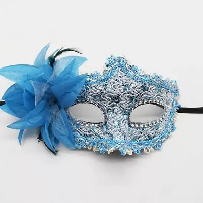 Masquerade Party Masquerade Masks Cosplay Half Face Mask  Women Men • £3.73