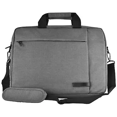 Canvas Laptop Case Bag Fits Up To 15.6 Inch Lenovo Xmas New Year Gift (Grey) • £12.99