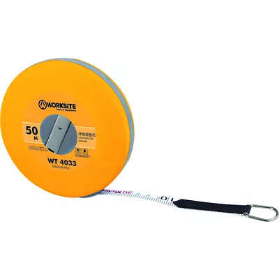 50 Meter Long Fiberglass Measuring Tape Retractable Reel Tape Measure WT4033 • $24.95