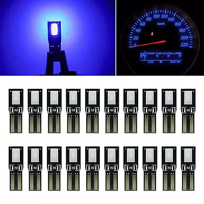 Blue 20X T5 5630 LED Gauge Cluster Dash Instrument Light Bulb 73 74 58 • $18.88