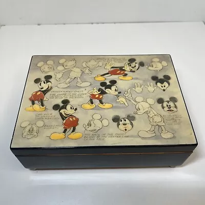 Linden Disney Mickey Mouse Wind-Up Music Jewelry Box Tune:  The Entertainer  • $32.99