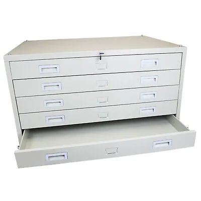 Plan Chest Architects Drawers Map Artist A1 Metal Office Storage Studio Design • £549.99