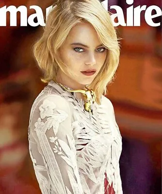 $4 • Buy A Emma Stone With Her Short Hair 8x10 Photo Print