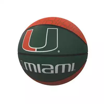 Miami Hurricanes Mini Rubber Repeating Basketball • $19.95