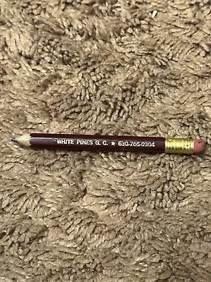 Vintage Sharpened Scorecard Pencil White Pines Golf Club • $6