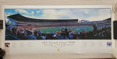 Adelaide Crows Vintage - 1998 Premiers Panoramic Lithograph Rare Limited Edition • $150