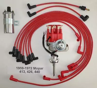 BB Mopar HEI Eletronic Distributor Ready To Run Chrysler Kit Dodge 413 426 440 • $149.49