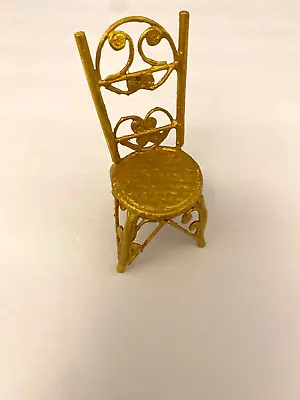 Vintage Miniature Dollhouse Wicker Chair • $10