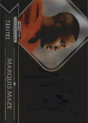 2012 Press Pass Showcase #SCMM Marquis Maze/299 Autograph • $2.40