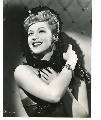 Vintage 9x7 Trimm Photo Actress Martha O'Driscoll 1944 Hollywood Fashion Glamour • $15.99