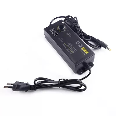 Adjustable DC 3V-24V Power Supply Adapter Charger Transformer Variable Voltage • £18.29