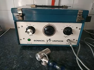 Vintage Sonacel Uniphon  Ultrasound Rank Stanley Cox Ultra Sonic Therapy • £69.99