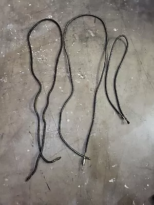 Oil Tube Line Metal Spring Cloth Sheath Hose LOT Pulled From Matsuura RA-1G  • $20