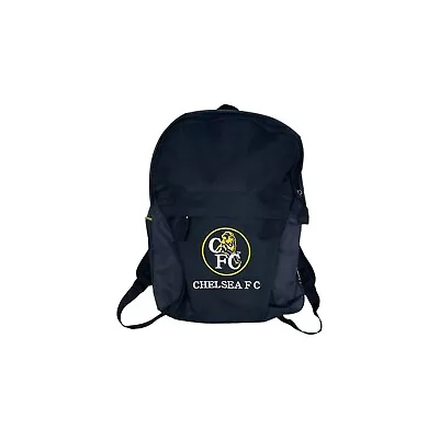 Vintage Chelsea FC Rucksack Navy Blue Embroidered Football Accessories • £37.99