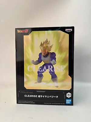 Banpresto Dragon Ball Z Clearise Super Saiyan Vegeta Statue Figure Bandai Boxed • $22.99