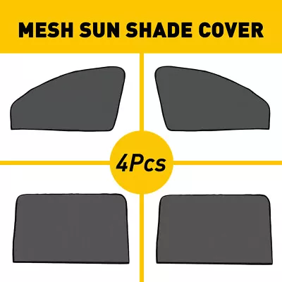 4pcs Car Side Front Rear Magnetic Window Sun Shade Cover Mesh Shield UV Protect • $12.99