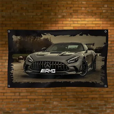 Mercedes Benz AMG Flag 3x5ft Car Racing Show Garage Wall Workshop Man Cave Sign • $14.95