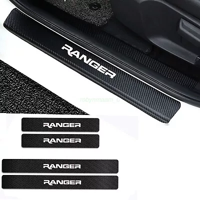 $25.99 • Buy 1Set For Ford Ranger Car Door Plate Sill Scuff Anti Scratch Sticker Protector AU