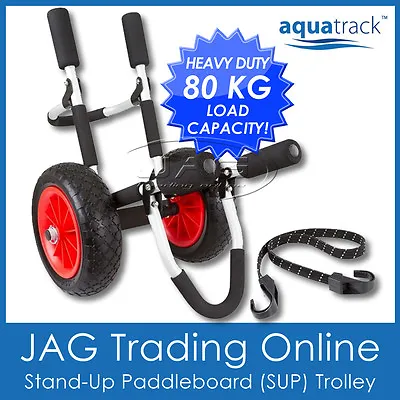 AQUATRACK SUP STAND-UP PADDLE BOARD TROLLEY-Ski/Surfboard Folding Aluminium Cart • $119.95