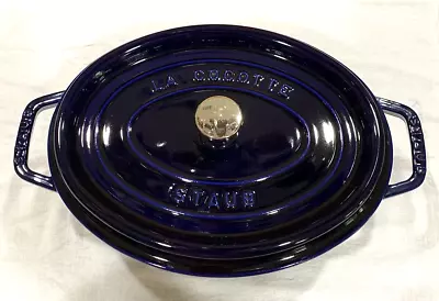 La Cocotte Staub Dutch Oven #29 4 Quart 11 3/8” Excellent Condition Blue • $160