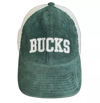 NBA Milwaukee Bucks Corduroy Mesh Trucker Cap By Mitchell & Ness New • $33.99