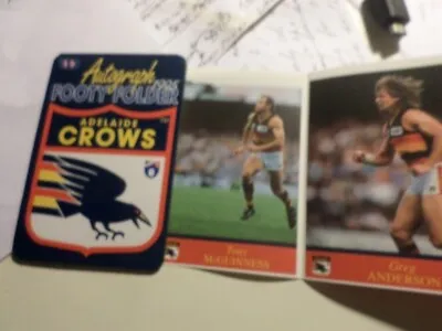 Adelaide Crows 1995 Magnetic Autograph Folder-pics Of The Top 20 Players 1995 • $1.20