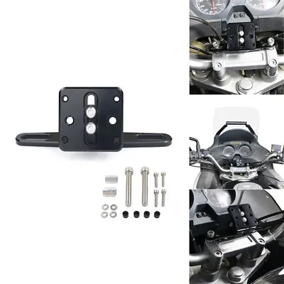 GPS Phone Navigator Holder Mount Fit For Suzuki V-Strom 1000 DL1000 02-21 Black • £26.20