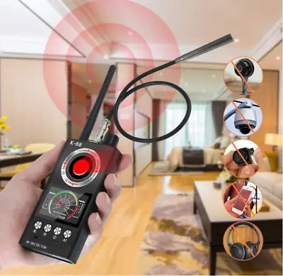 K68 RF Signal Detector Camera GSM Audio Bug Finder Scanner Tracker • $54.89